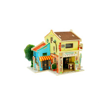 Wood Collectibles Toy for Global Houses-Malaysia Chinatown